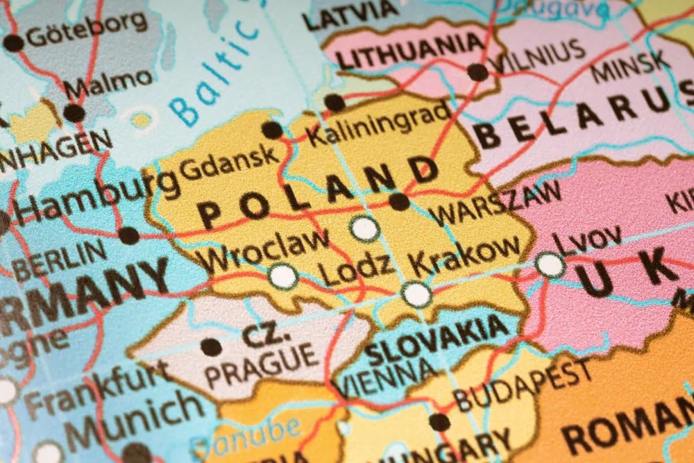 Map Poland