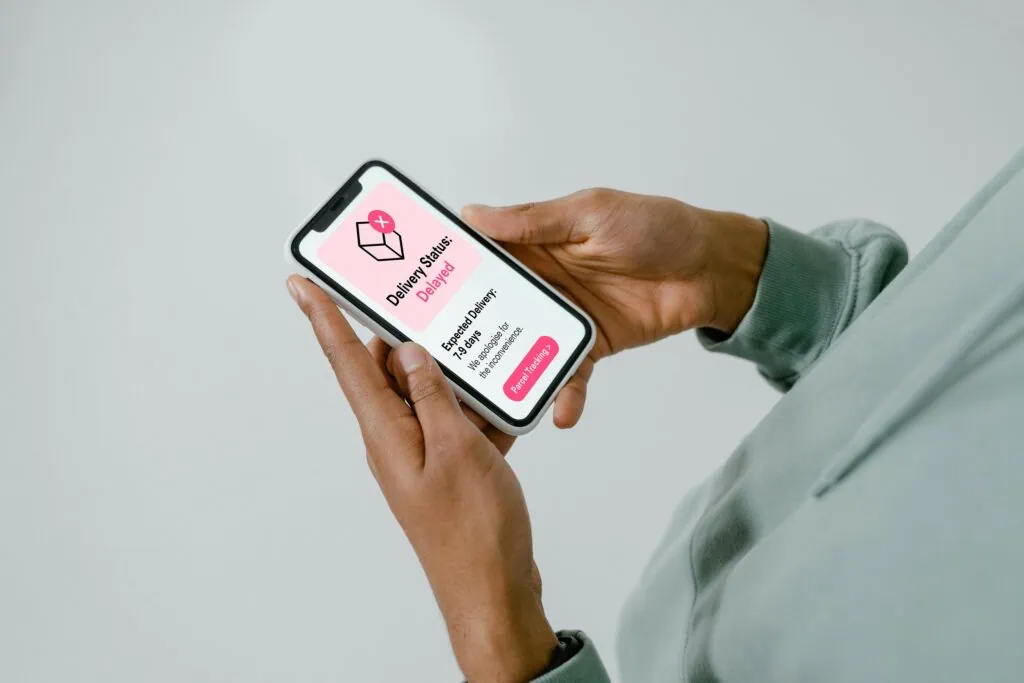 Delivery delayed message on phone